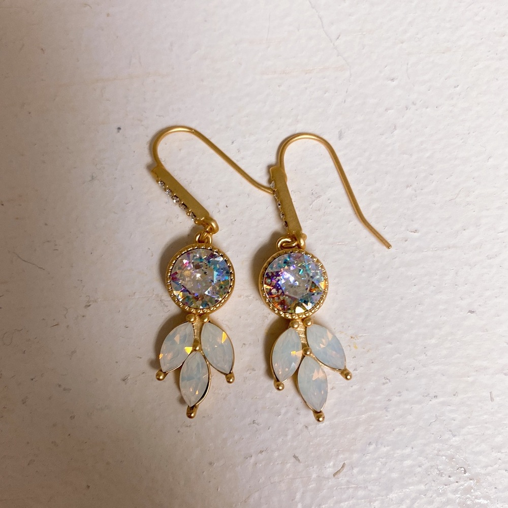 Gold earrings